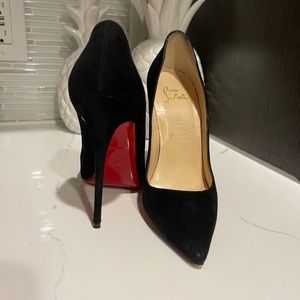 Christian Louboutin Black Suede So Kates 120mm Size 36